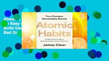 About For Books  Atomic Habits: An Easy & Proven Way to Build Good Habits & Break Bad Ones  Review