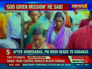 Download Video: PM Narendra Modi in Varanasi; to visit Kashi Vishwanath temple, mega roadshow to take place later