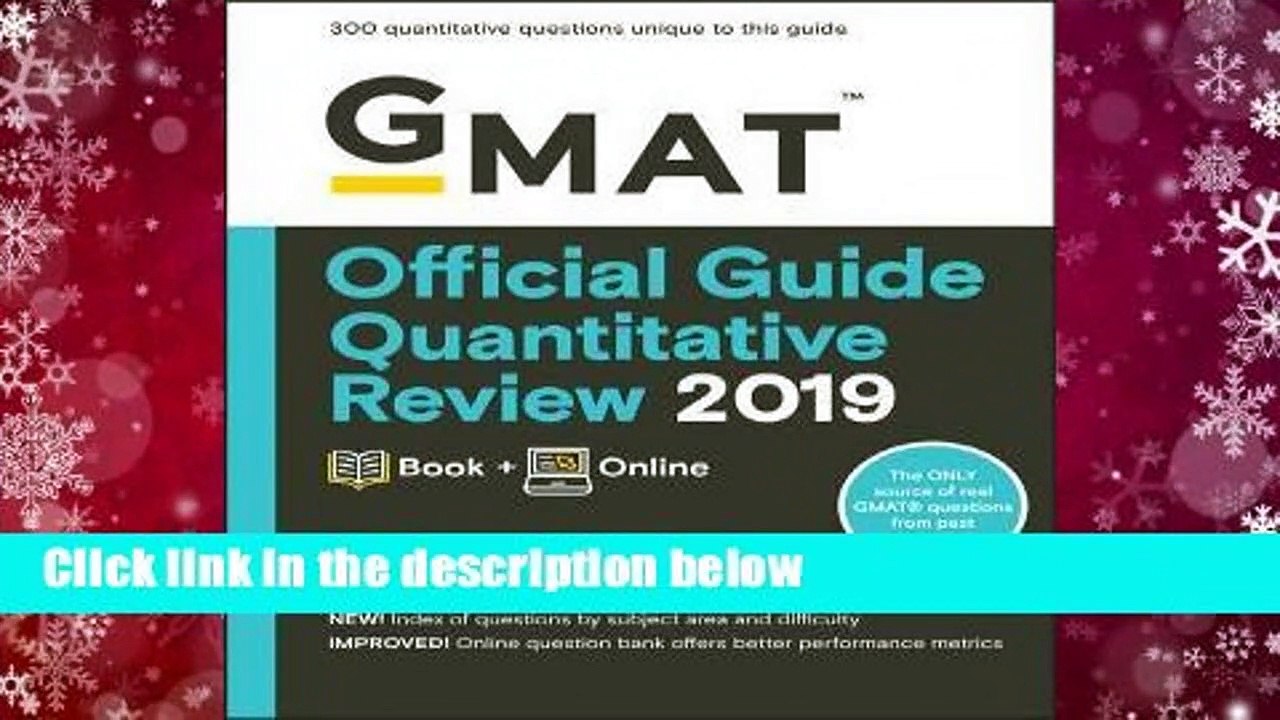 About For Books  GMAT Official Guide Quantitative Review 2019: Book + Online  For Kindle