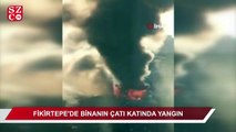 Fikirtepe'de bir binada yangın çıktı, olay yerinde yerine çok sayıda itfaiye ekipleri sev edildi