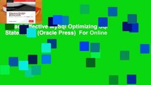 [Read] Effective MySql Optimizing Sql Statements (Oracle Press)  For Online