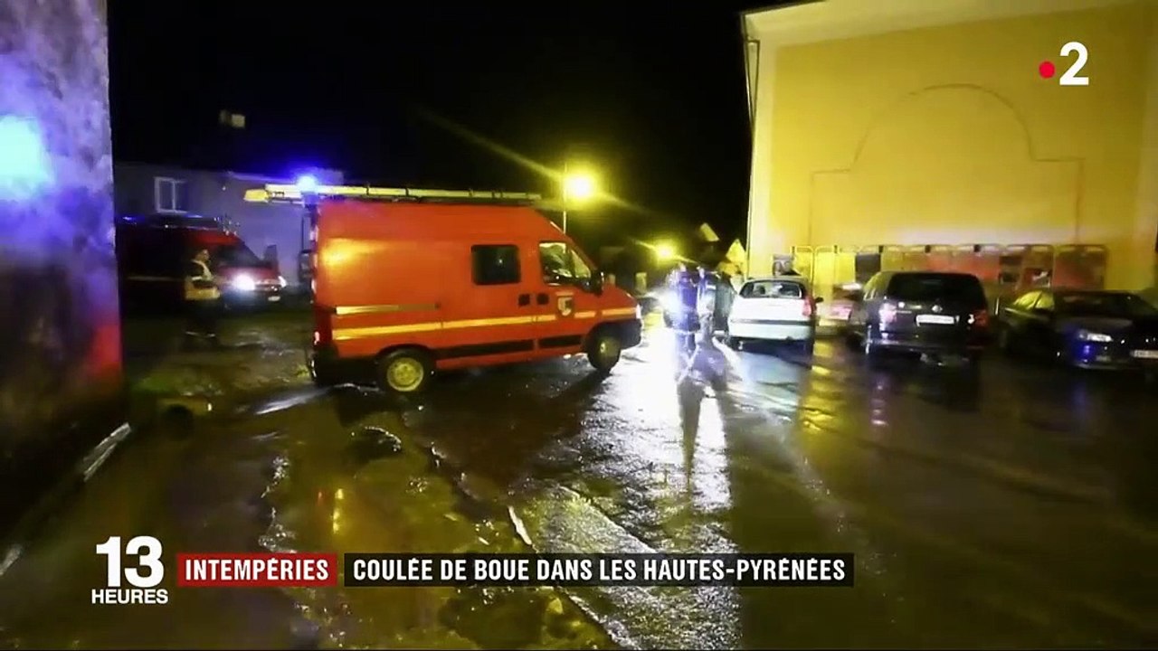 Intempéries : une coulée de boue dans les Hautes-Pyrénées