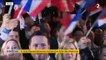 Européennes - La soirée de joie et de liesse du Rassemblement National qui fête sa victoire avec Marine Le Pen et Jordan Bardella