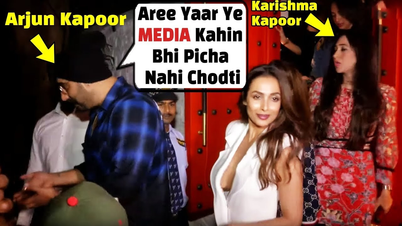 Malaika Arora Again CAUGHT With BF Arjun Kapoor In Open Dress For a Late Night Party