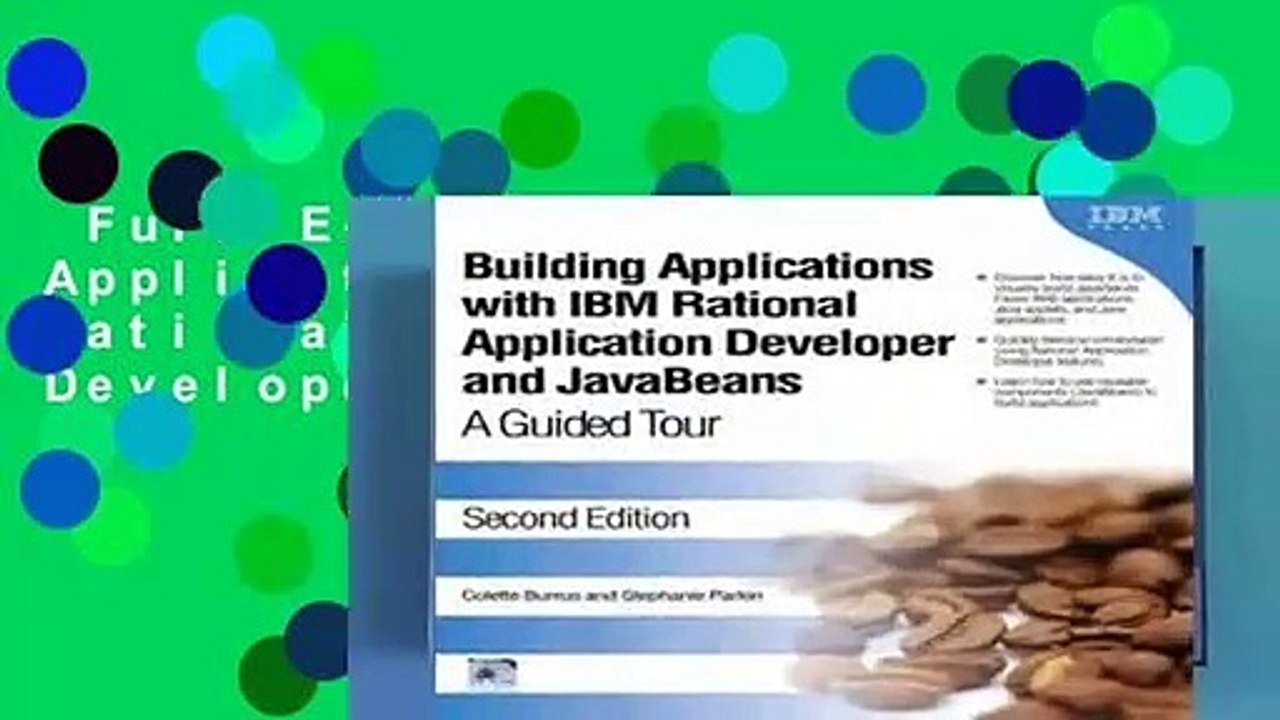 Full E-book  Building Applications with IBM Rational Application Developer and JavaBeans  For