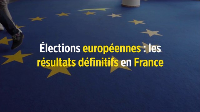 Européennes : les résultats définitifs en France