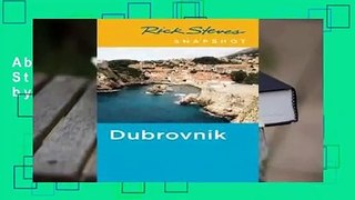 About For Books  Rick Steves Snapshot Dubrovnik by Rick Steves