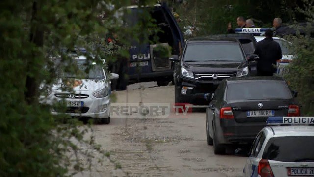 Report TV - Pamje nga vendi ku u ekzekutua një nga grabitësit e Rinasit