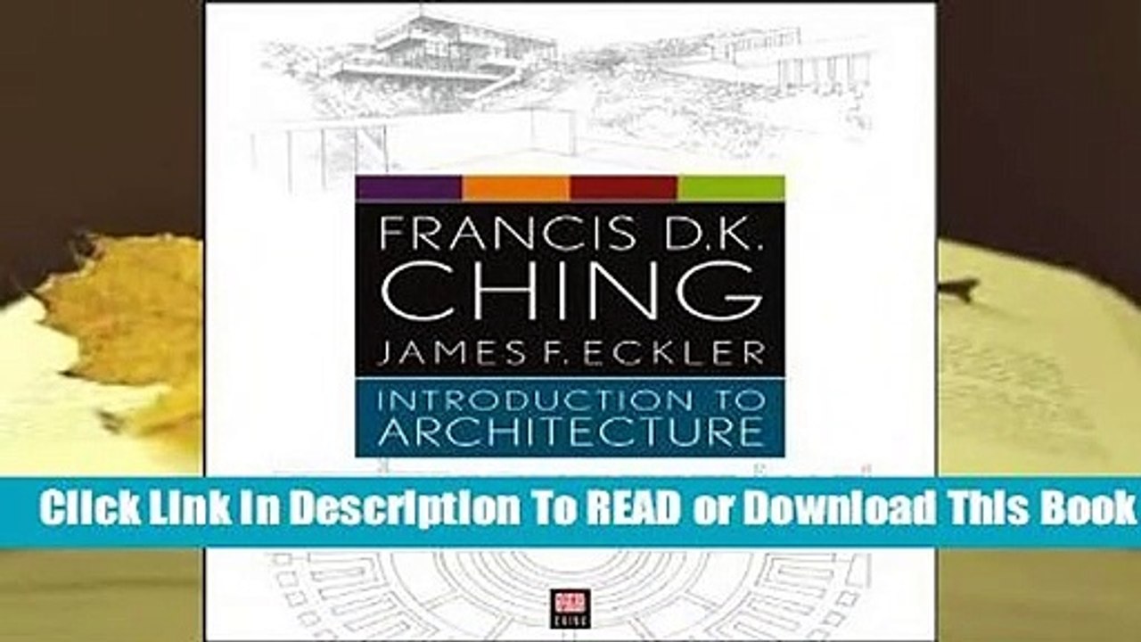 [Read] Introduction to Architecture  For Trial
