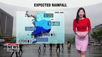 Strong winds and heavy rain until late tonight