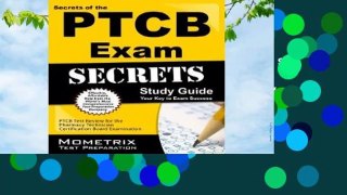 About For Books  Secrets of the PTCB Exam Study Guide: PTCB Test Review for the Pharmacy