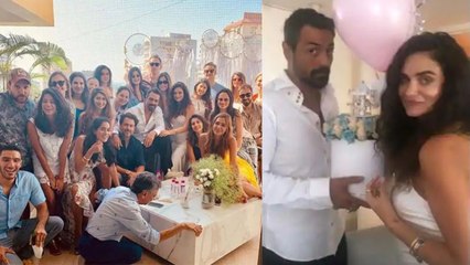 Arjun Rampal's girlfriend Gabriella Demetriade's baby shower picture goes VIRAL | Boldsky