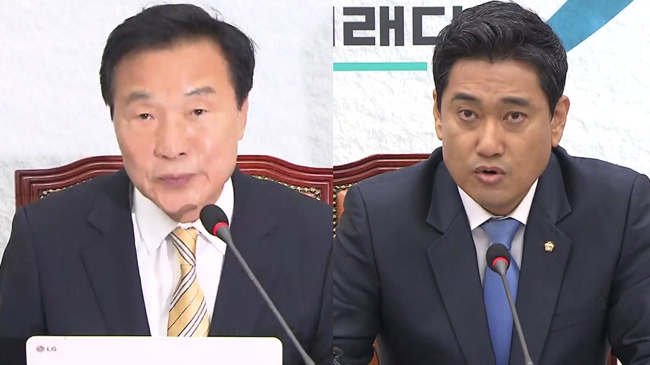 공개석상에서 또 충돌...손학규 "유감" vs 오신환 "독선" / YTN