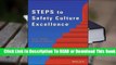 Full E-book Steps to Safety Culture Excellence  For Free
