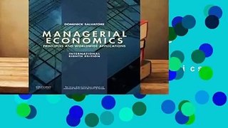 Managerial Economics in a Global Economy  Best Sellers Rank : #1  Managerial Economics in a