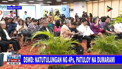 DSWD: Natutulungan ng 4Ps, patuloy na dumarami