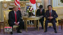 Trump, Abe discuss trade and North Korea at summit