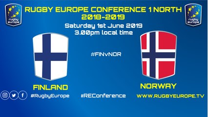 FINLAND / NORWAY - RUGBY EUROPE CONFERENCE 2 NORTH 2018/2019