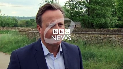 David Cameron- 'I feel desperately sorry for Theresa' - BBC News