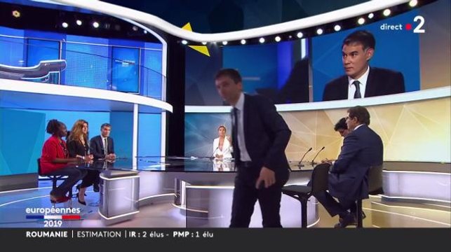 Anne-Sophie Lapix et Laurent Delahousse plantés par le porte-parole du Rassemblement national en plein débat sur France 2