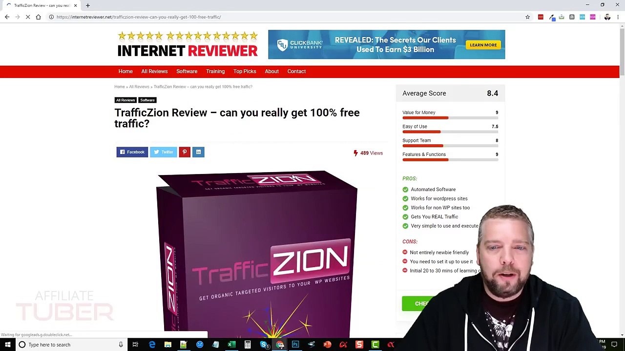 1 Click Affiliate Site Review, Demo & Bonuses - bergspider