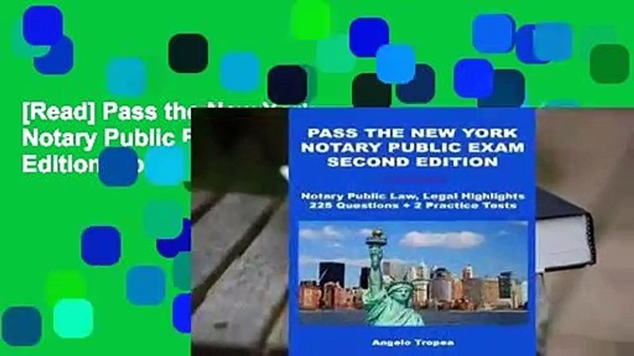 [Read] Pass the New York Notary Public Exam Second Edition  For Free