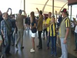 Fenerbahçeli taraftarlar Silivri'de