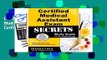 Certified Medical Assistant Exam Secrets, Study Guide: CMA Test Review for the Certified Medical