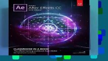 Adobe After Effects CC Classroom in a Book (2018 release) (Classroom in a Book (Adobe))  Best