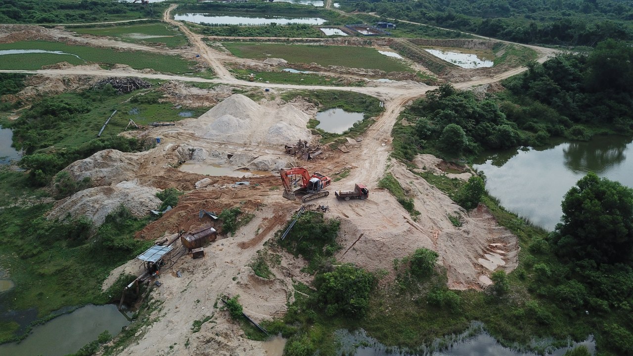 Sindiket curi pasir bermaharajalela