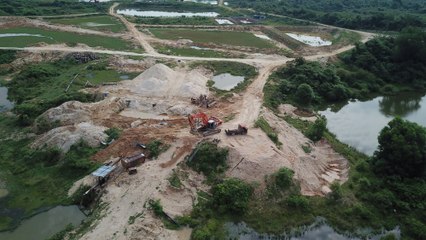 Sindiket curi pasir bermaharajalela