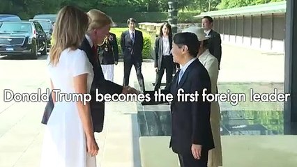 Trump gets royal treatment on Japan emperor visit