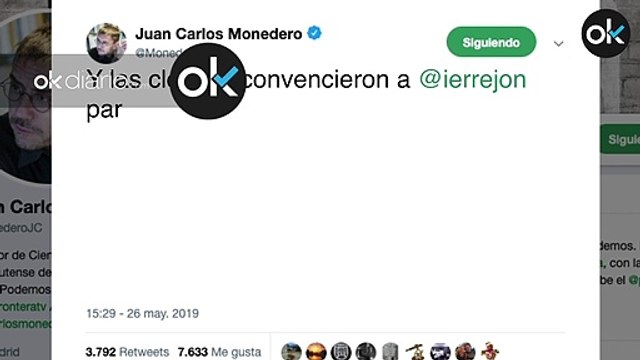 Monedero culpa al ambicioso Errejón de romper Podemos y regalar Madrid a la derecha