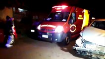 Sete pessoas ficam feridas em acidente entre dois carros no Bairro Brasmadeira