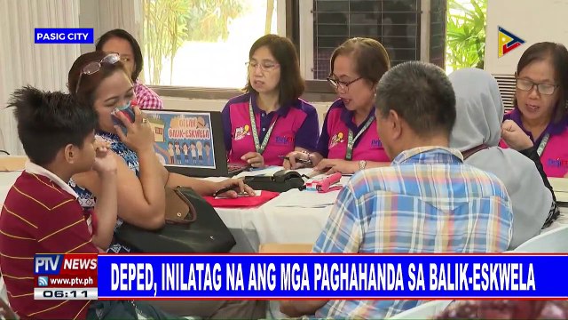 DepEd, inilatag na ang mga paghahanda sa Balik-Eskwela
