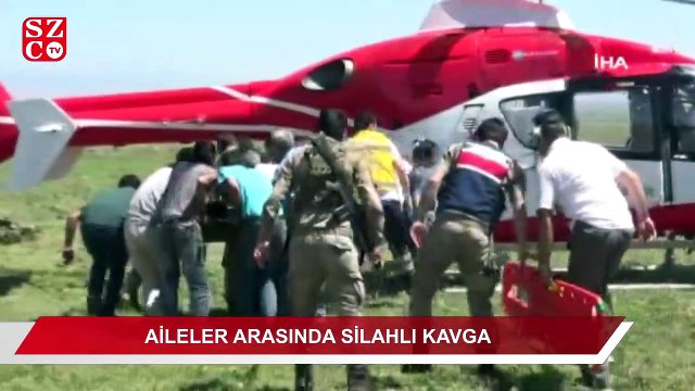 Hazro’da aileler arasında silahlı kavga