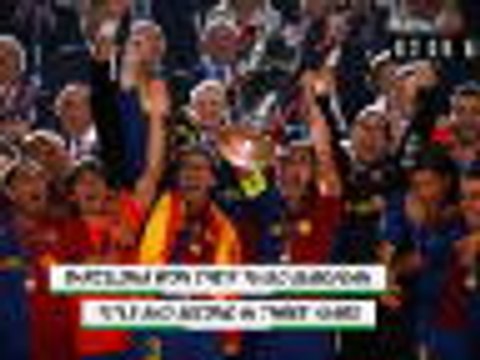 Barcelona win 2009 Champions League final