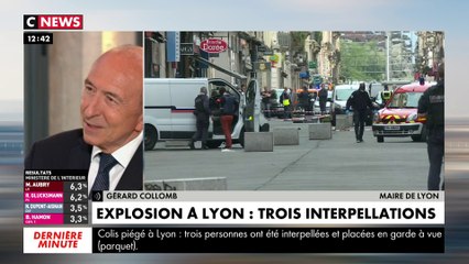 Gérard Collomb : le principal suspect «a été repéré grâce à notre système de vidéoprotection»