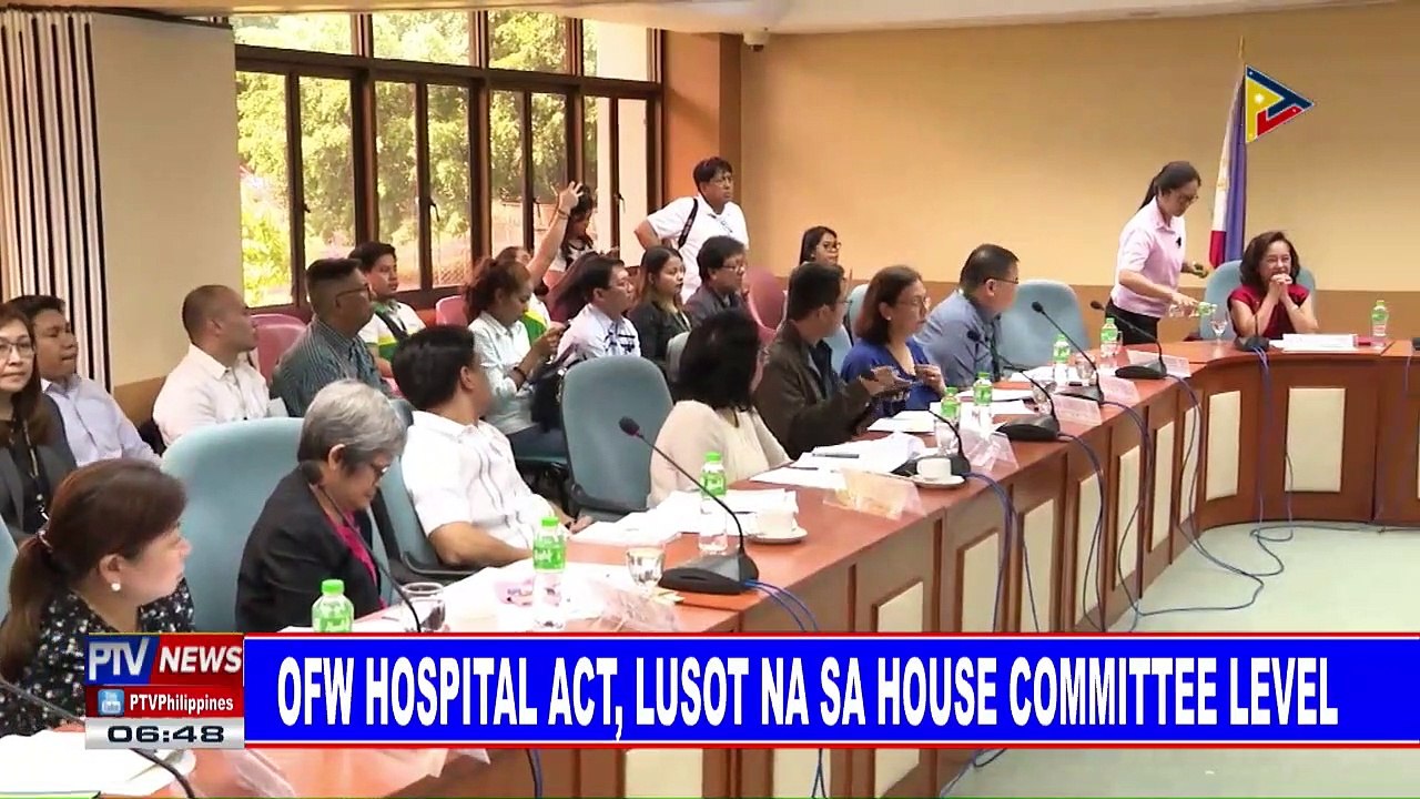OFW Hospital Act, lusot na sa House Committee Level