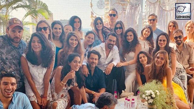 Arjun Rampal की बेटियों ने किया ग्रिलफ्रेंड Gabriella का Baby Shower Attend