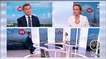 Gérald Darmanin tacle sévèrement Laurent Wauquiez ce matin sur France 2 face à Caroline Roux