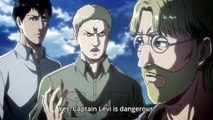 Levi vs Titã Bestial - Attack on Titan (Shingeki o Kyojin), episódio 54.