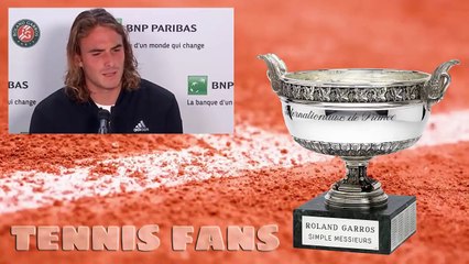 Stefanos Tsitsipas "I practice on clay probably more than Nadal" - Roland Garros 2019 (HD)