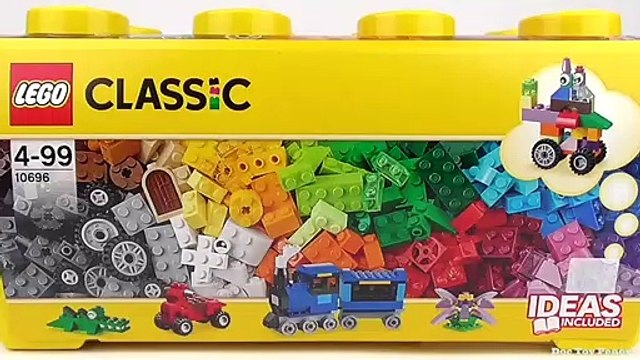 LEGO Classic Medium Creative Brick Box (10696) - Toy Unboxing and Building Ideas