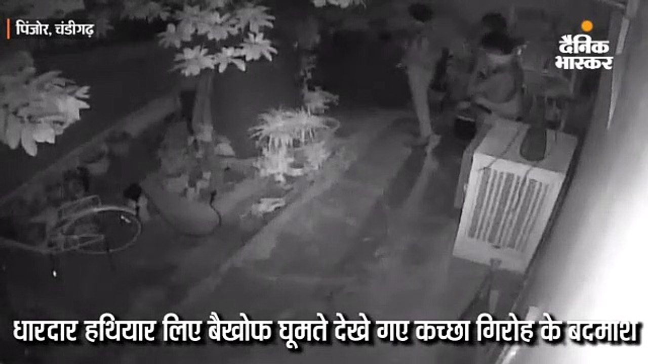 धारदार हथियार लेकर बैखोफ घूमा कच्छा गिरोह; पिंजौर के सूने घर में लूटपाट की