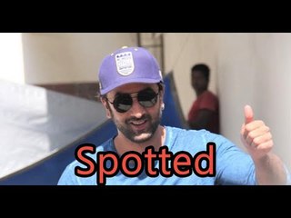 Ranbir Kapoor Spotted at old Dharma office