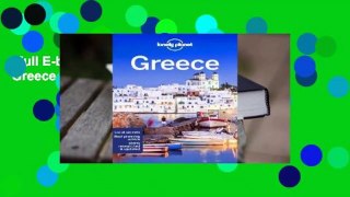 Full E-book  Lonely Planet Greece  Review