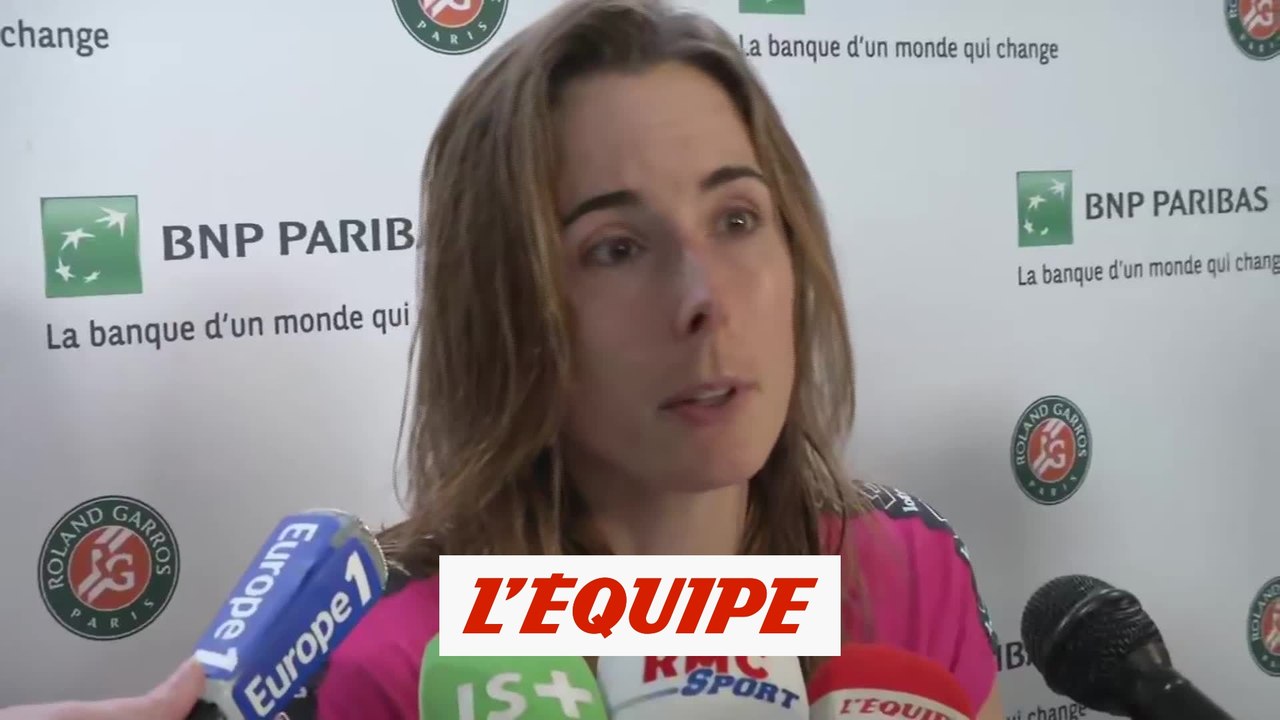Cornet «La fille a mieux joué que moi» - Tennis - Roland-Garros (F)
