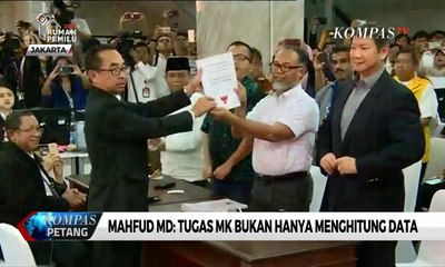 Soal Mahkamah Kalkulator, Mahfud MD: Tugas MK Bukan Hanya Menghitung Data