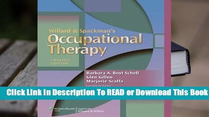Online Willard and Spackman's Occupational Therapy  For Kindle